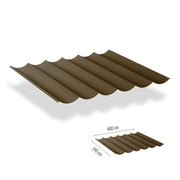 Harmonicadoeken incl. bevestigingsset - 2,9 x 6 m
