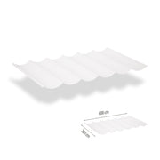 Harmonicadoeken incl. bevestigingsset - 2 x 6 m
