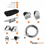 Harmonicadoek bevestigingssets - Katrol set 2,90 x 6,5 m