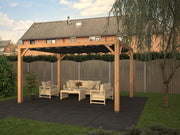 Pergola's incl. Harmonicadoek en bevestigingsset - 324x424