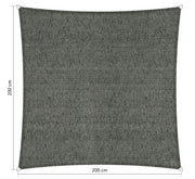Schaduwdoeken budget serie - 2 x 2 m