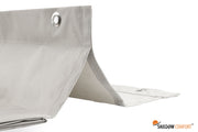 Harmonicadoeken waterdicht incl. bevestigingsset - 3,7 x 3,7 m