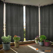 Buitengordijnen Carbon Black - 1,37 x 2,20 m