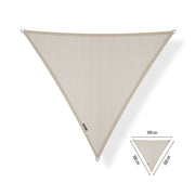 Schaduwdoeken waterdicht (HDPE) - 3 x 3 x 3 - Sand - SHT303030WP-Z