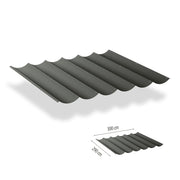 Harmonicadoeken incl. bevestigingsset - 2,9 x 3 m - Deep Grey - WS2802930-G