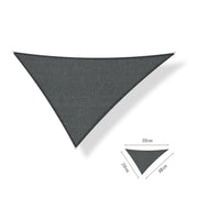 Schaduwdoeken budget serie - 2,5 x 3 x 3,5 m - Mystic grey - SHM180253035-G