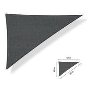 Schaduwdoeken budget serie - 4 x 5 x 6,4 m - Mystic grey - SHM180405064-G