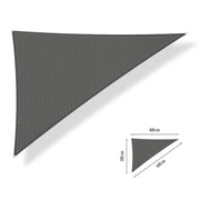 Schaduwdoeken driehoek 90° - 3 x 4 x 5 m