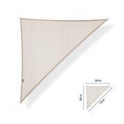 Schaduwdoeken waterdicht (HDPE) - 5 x 5 x 7,1 - Sand - SHT505071WP-Z