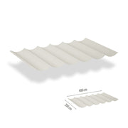 Harmonicadoeken incl. bevestigingsset - 2 x 4 m