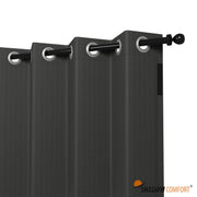 Buitengordijnen Carbon Black - 1,37 x 2,20 m