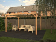 Pergola's incl. Harmonicadoek en bevestigingsset - 324x424