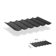 Harmonicadoeken incl. bevestigingsset - 2 x 5 m