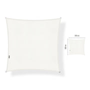Schaduwdoeken vierkant - 3,6 x 3,6 m - Mineral White - SHS36363636-O