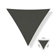 Schaduwdoeken driehoek gelijkzijdig - 5 x 5 x 5 m - Deep Grey - SHT280505050-G