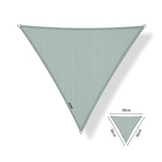 Schaduwdoeken driehoek gelijkzijdig - 3,6 x 3,6 x 3,6 m