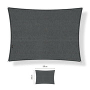 Schaduwdoeken budget serie - 3 x 5 m - Mystic grey - SHM1803050-G