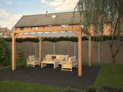 Pergola's incl. Harmonicadoek en bevestigingsset - 404x394