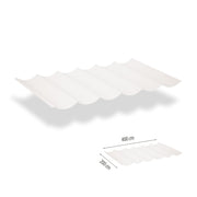 Harmonicadoeken incl. bevestigingsset - 2 x 4 m