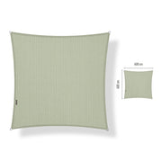Schaduwdoeken vierkant - 6 x 6 m - Moonstone Green - SHS60606060-M