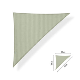 Schaduwdoeken driehoek 90° - 3 x 3 x 4,2 m - Moonstone Green - SHT230303042-M
